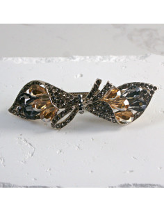 Klamra francuska kokarda z kryształkami Lolita Akcesoria