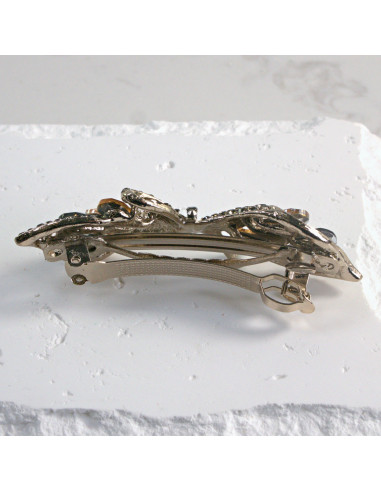 Klamra francuska kokarda z kryształkami Lolita...