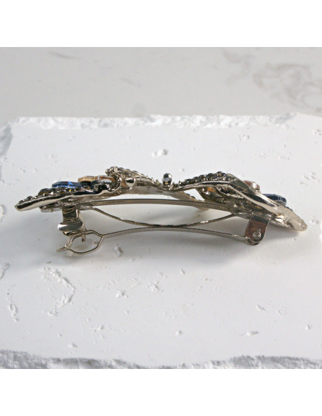 Klamra francuska kokarda z kryształkami Lolita Akcesoria