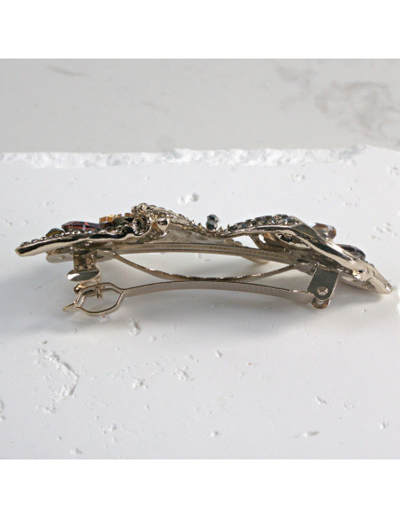 Klamra francuska kokarda z kryształkami Lolita Akcesoria