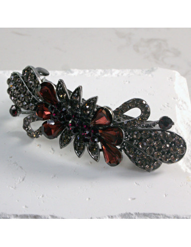 Klamra francuska szpiczasty kwiatek z...