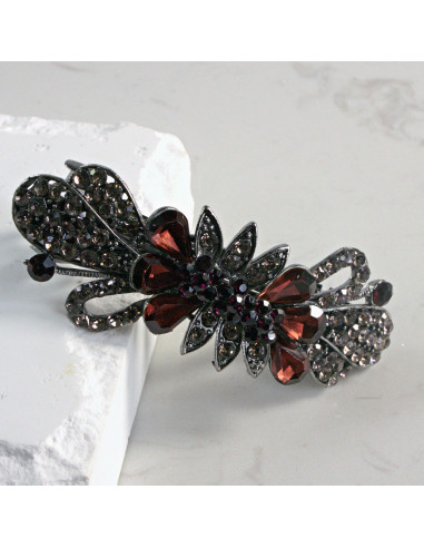 Klamra francuska szpiczasty kwiatek z...