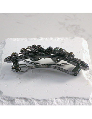 Klamra francuska kokarda z kryształkami Lolita...