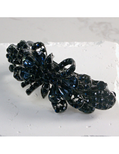 Klamra francuska kokarda z kryształkami Lolita...