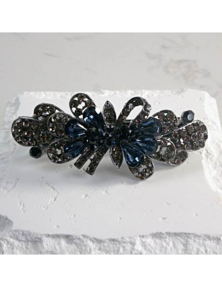 Klamra francuska kokarda z kryształkami Lolita Akcesoria