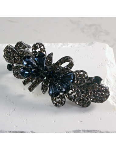 Klamra francuska kokarda z kryształkami Lolita...