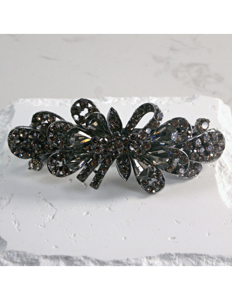 Klamra francuska kokarda z kryształkami Lolita Akcesoria