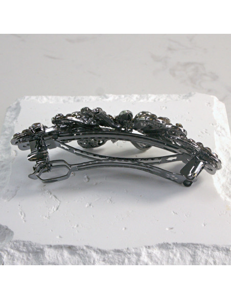 Klamra francuska kokarda z kryształkami Lolita Akcesoria