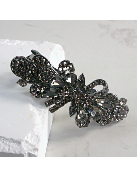 Klamra francuska kokarda z kryształkami Lolita Akcesoria