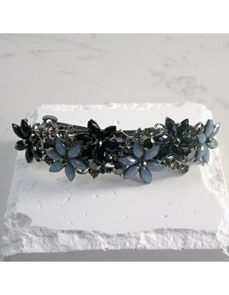 Klamra francuska 6 kolorowych kwiatków Lolita Akcesoria