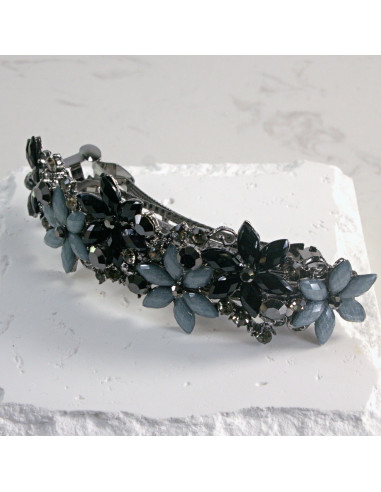 Klamra francuska 6 kolorowych kwiatków Lolita...