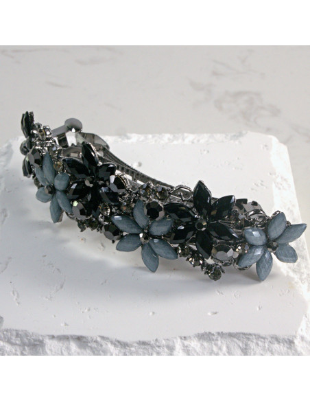 Klamra francuska 6 kolorowych kwiatków Lolita Akcesoria