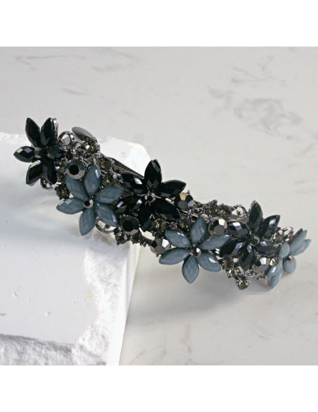 Klamra francuska 6 kolorowych kwiatków Lolita Akcesoria