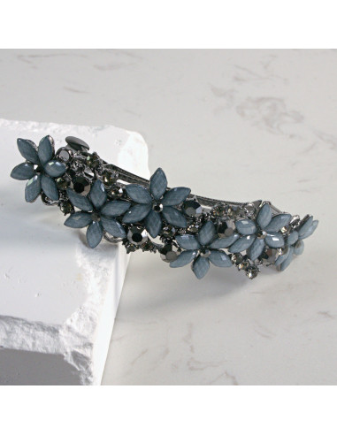 Klamra francuska 6 kolorowych kwiatków Lolita...