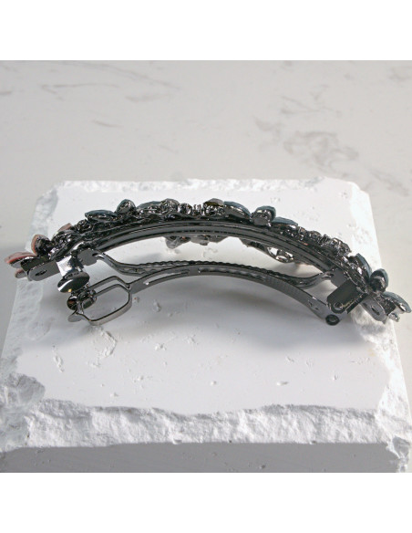 Klamra francuska 6 kolorowych kwiatków Lolita Akcesoria