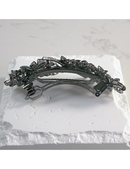 Klamra francuska kolorowe kwiatki Lolita Akcesoria