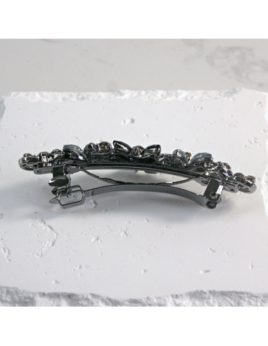 Klamra francuska 3 kwiatki z kamieni Lolita...