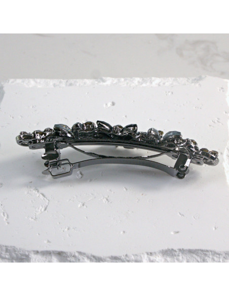 Klamra francuska 3 kwiatki z kamieni Lolita Akcesoria