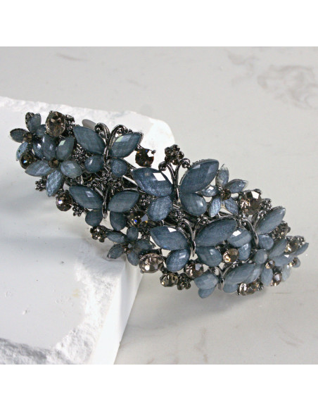 Klamra francuska motyle i kwiatki Lolita Akcesoria