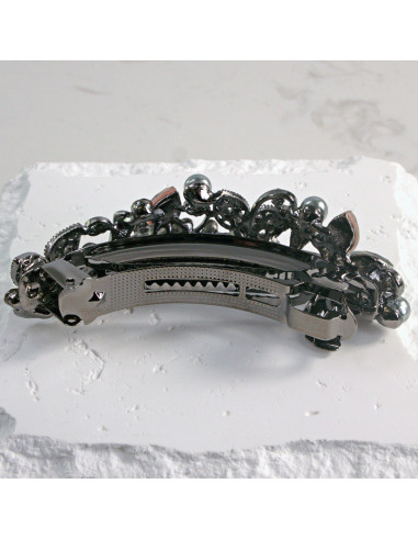 Klamra francuska półkwiatki z cekinami i...