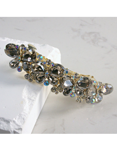 Klamra francuska 4 motyle kryształki Lolita...