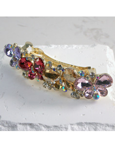 Klamra francuska 4 motyle kryształki Lolita Akcesoria 2