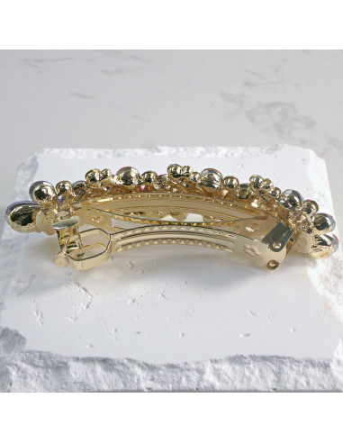 Klamra francuska 4 motyle kryształki Lolita...