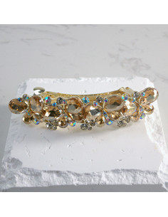 Klamra francuska 4 motyle kryształki Lolita Akcesoria