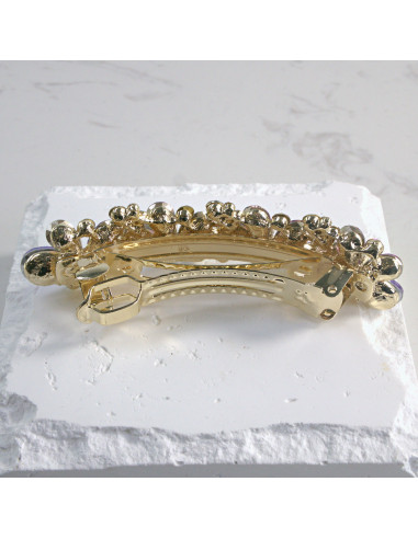 Klamra francuska 4 motyle kryształki Lolita...