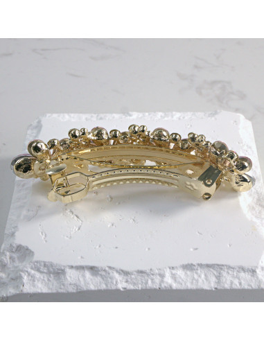 Klamra francuska 4 motyle kryształki Lolita...