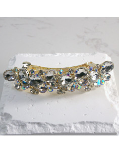 Klamra francuska 4 motyle kryształki Lolita Akcesoria