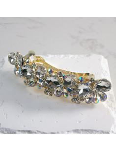 Klamra francuska 4 motyle kryształki Lolita Akcesoria 2