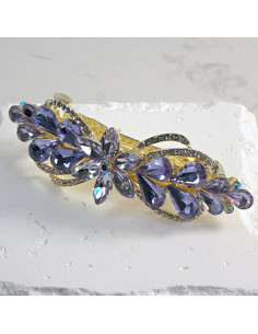 Klamra francuska kwiatek z kryształkami Lolita Akcesoria 2