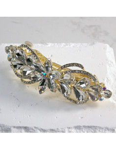 Klamra francuska kwiatek z kryształkami Lolita Akcesoria 2