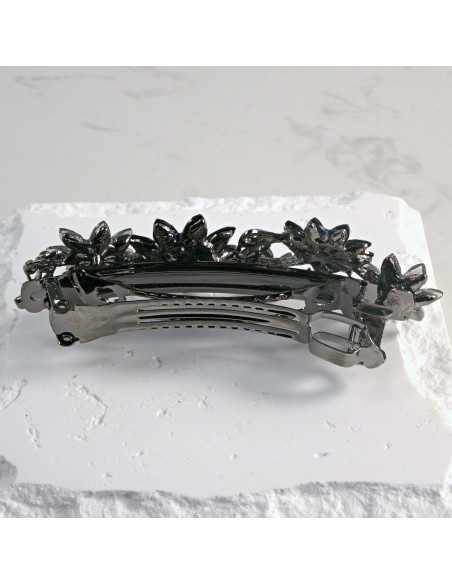 Klamra francuska 5 kwiatków kryształki Lolita Akcesoria