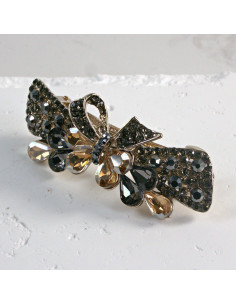 Klamra francuska kokarda z kryształkami Lolita Akcesoria 2