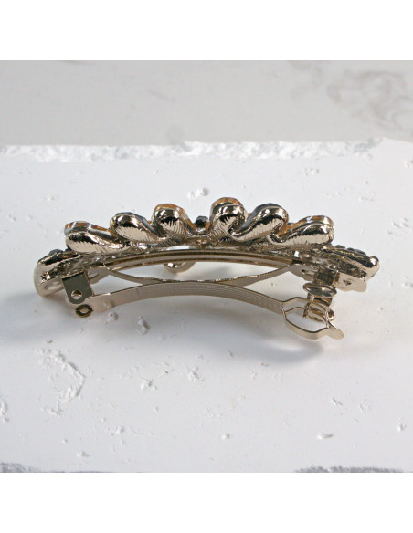 Klamra francuska kokarda z kryształkami Lolita Akcesoria