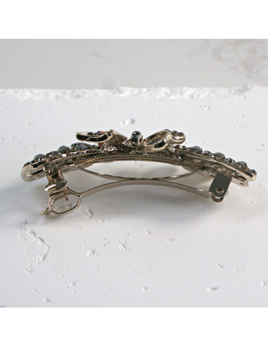 Klamra francuska kokarda z kryształkami Lolita...