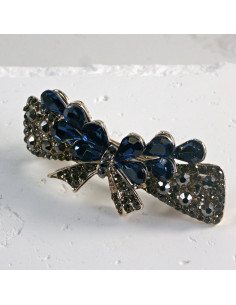 Klamra francuska kokarda z kryształkami Lolita Akcesoria 2