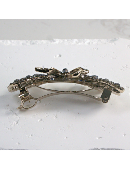 Klamra francuska kokarda z kryształkami Lolita Akcesoria