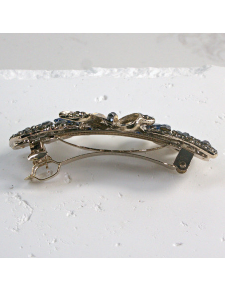 Klamra francuska kokarda z kryształkami Lolita Akcesoria