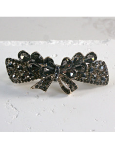 Klamra francuska kokarda z kryształkami Lolita Akcesoria