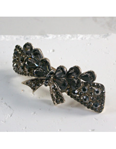 Klamra francuska kokarda z kryształkami Lolita Akcesoria 2