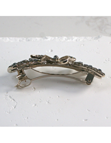 Klamra francuska kokarda z kryształkami Lolita...