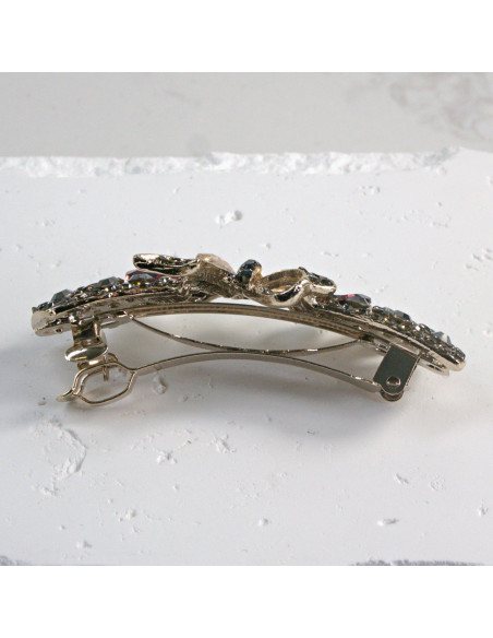 Klamra francuska kokarda z kryształkami Lolita Akcesoria