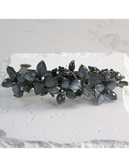 Klamra francuska 5 kwiatków z kryształkami Lolita Akcesoria