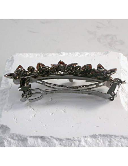 Klamra francuska 5 kwiatków z kryształkami Lolita Akcesoria