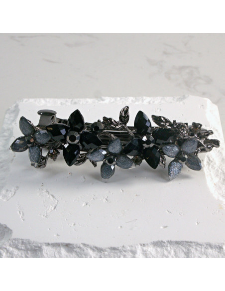 Klamra francuska 5 kwiatków z kryształkami Lolita Akcesoria