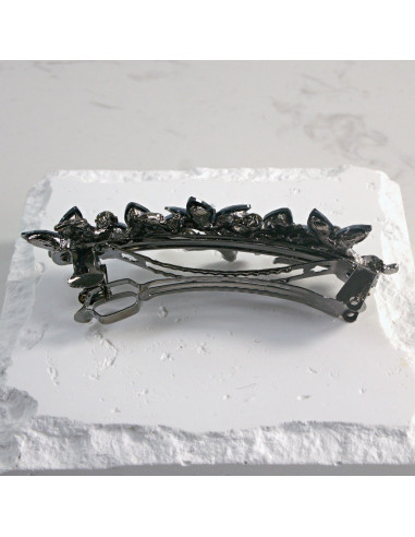 Klamra francuska 5 kwiatków z kryształkami...