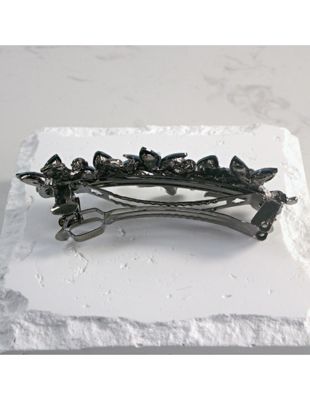 Klamra francuska 5 kwiatków z kryształkami Lolita Akcesoria